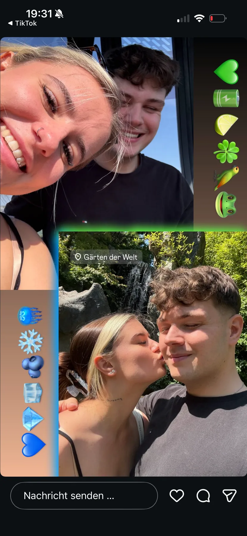 Celina und ihr Freund bei gemeinsamen Ausflügen